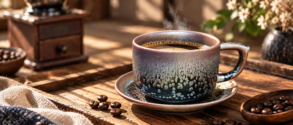 Handmade Jianzhan & Tenmoku Coffee Cups